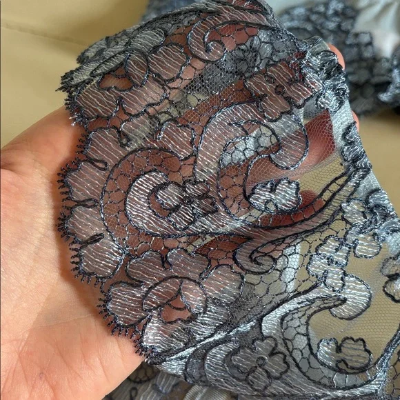 NWT Victoria’s Secret Dream Angels Matching Blue Lace Set - Picture 3 of 5